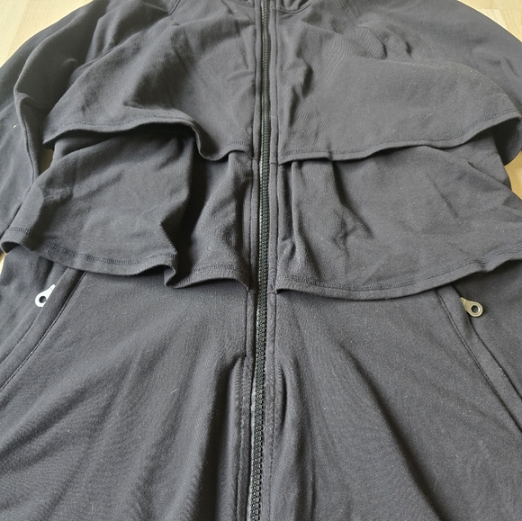 Athleta Renew 3 Tier Jacket Full Zip Black Size Small - Picture 3 of 13
